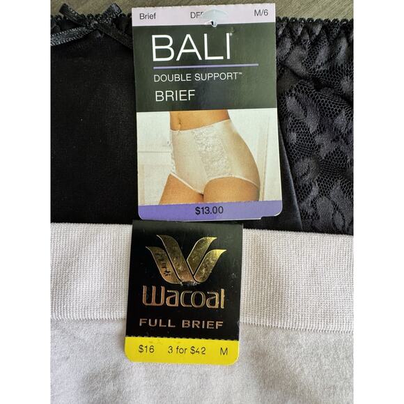 NWT Bali Double Support Brief Panties Plus Wacoal/Calvin Klein Set Of 3 Medium - Picture 11 of 11